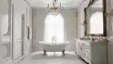 Polished Crystal and Marble Elegance