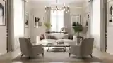 Salon Nowoczesny z Elegancją Klasyczną