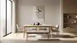 Elegant Dining Room in Natural Wood