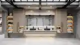 Concrete Elegance with Wood Accents