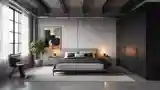 Sofistykowany Pokój Ind. z Betonem