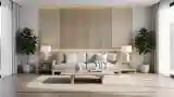 Serene Lounge in Wood and White