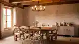 Warm Wooden Dining Room