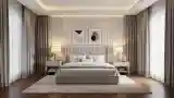 Luxurious Bedroom with Polished Wood