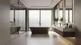Minimalist Bathroom with Luxurious Touches