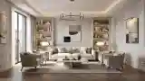 Salon Nowoczesny z Elegancją Klasyczną