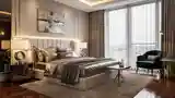Luxury Bedroom with Ambient Lighting