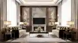 Grand Salon with Marble Wall