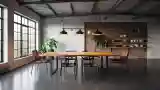 High-End Industrial Dining Room