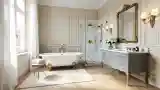 Elegancka łazienka stylu francuskiego