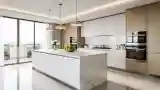 Moderny Kuchnia Luxusowa z Marmurem