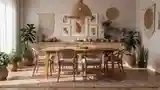 Elegancka Sala Do Jadalni W Stylu Bohemian