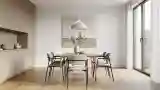Minimalistowy Salon Do Jedzenia