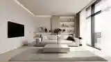 Elegancki salon w minimalistycznym stylu