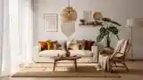 Elegant Bohemian Living Room