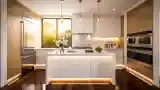 Glamorous Kitchen with Marble