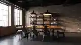 Industriálny jadalnia z cegły