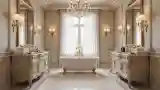 Klasyczna łazienka w stylu lwa