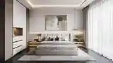 Ceiling Lighting in Serene Bedroom