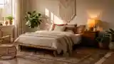Wysoki styl boho w sypialni