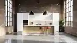 Kuchnia Loft z Cegłą i Drewnem