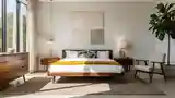 Sunlit Mid Century Modern Bedroom