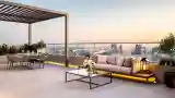 High-Rise Terrace with Panoramic View