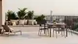 Minimalist Terrace with Concrete and Wood