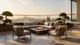 Modern Luxury Terrace z Widokiem