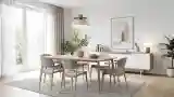 Elegancka Jadalnia z Drewnem