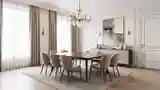 Elegant Dining Room with Crystal Chandeliers
