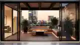 Wysoki Loft z Terasą i Ogniskiem