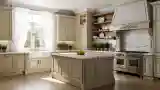 French Style Kitchen with Marble