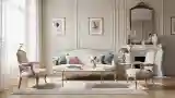 French Style Dining Room with Marble and Wood
