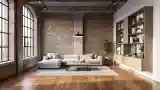 Industrial Elegance in Living Space