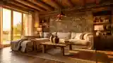 Wood and Stone Elegance