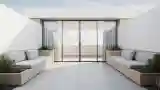 Minimalist Lounge with Serene Elegance