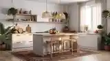 Elegancki Kuchnia Boho