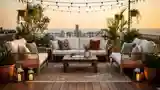 Boho Taras z Względnym Urokiem
