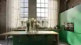Kuchnia Loft w Kolorze Zielonym