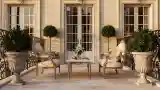 Terrasa elegancji w stylu klasycznym