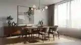 Refined Dining in Mid-Century Modern Style