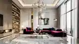 Glamorous Living Room with View