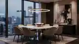 Dzienny Salon Moderny z Marmurem