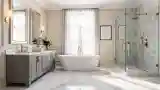Klasyczna łazienka z marmurem