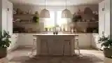 Rustic Kitchen with Warm Textures