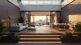 Wysoki Loft z Terrasą
