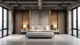 Sofistykowana Sypialnia w Stylu Industrialnym