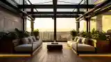 Sky Terrace with Fire Pit