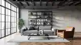 Industrial Elegance in Living Room